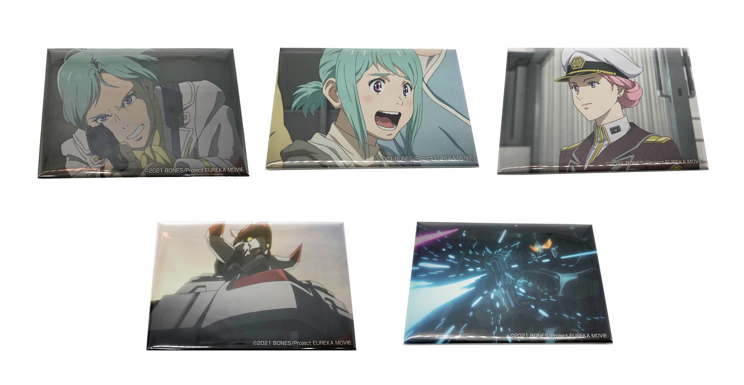劇場グッズ スクエア缶バッチ 映画 Eureka 交響詩篇エウレカセブン ハイエボリューション