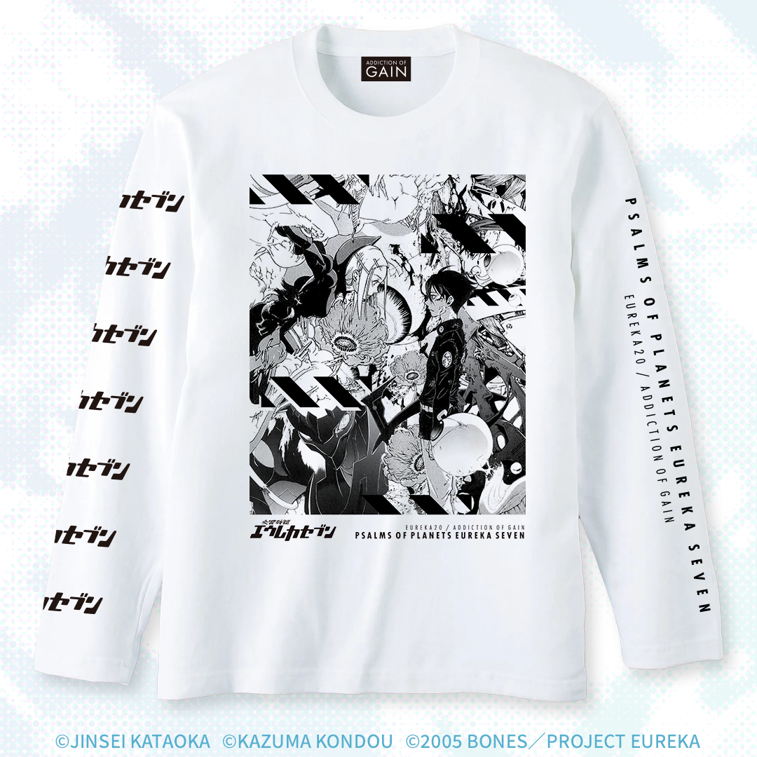 ADDICTION OF GAIN × 交響詩篇エウレカセブン【EUREKA20-C Long sleeve Tsh】