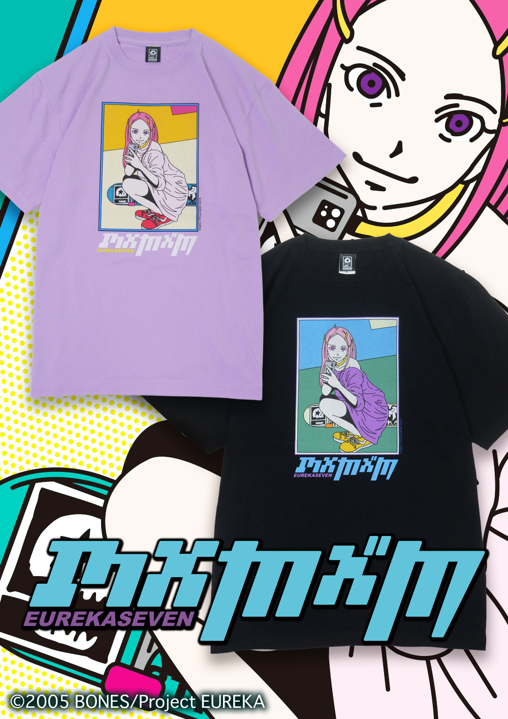 交響詩篇エウレカセブン x MxMxM “ANEMONE” TEE