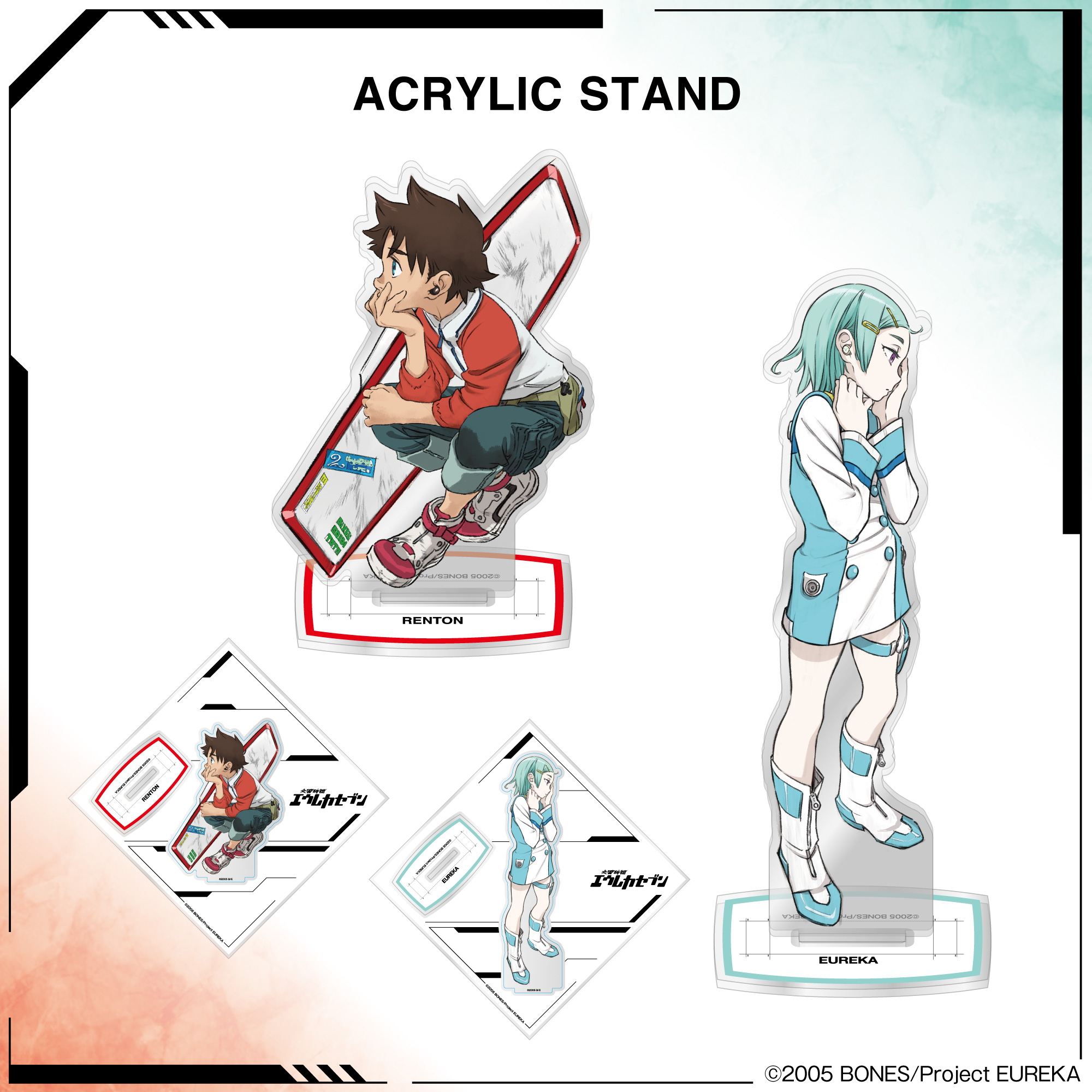 『交響詩篇エウレカセブン』 コラボイヤホン描き下ろし使用　アクリルスタンド
